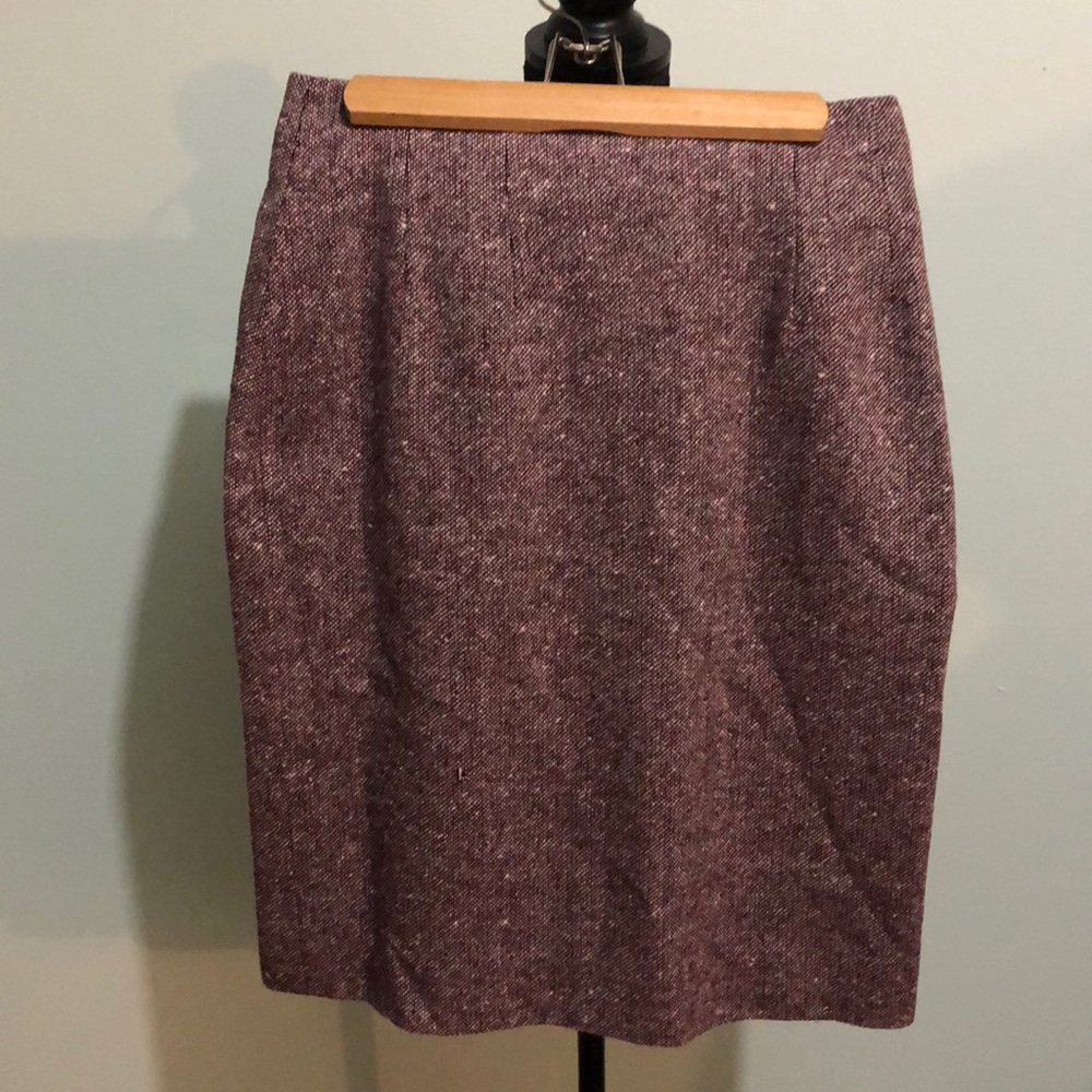 Vintage J G Hook Wool Blend Pencil Skirt Size 6P